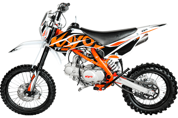Питбайк KAYO BASIC K125 17/14 KRZ (механ. сцепл., кикстартер, 2024 г.)
