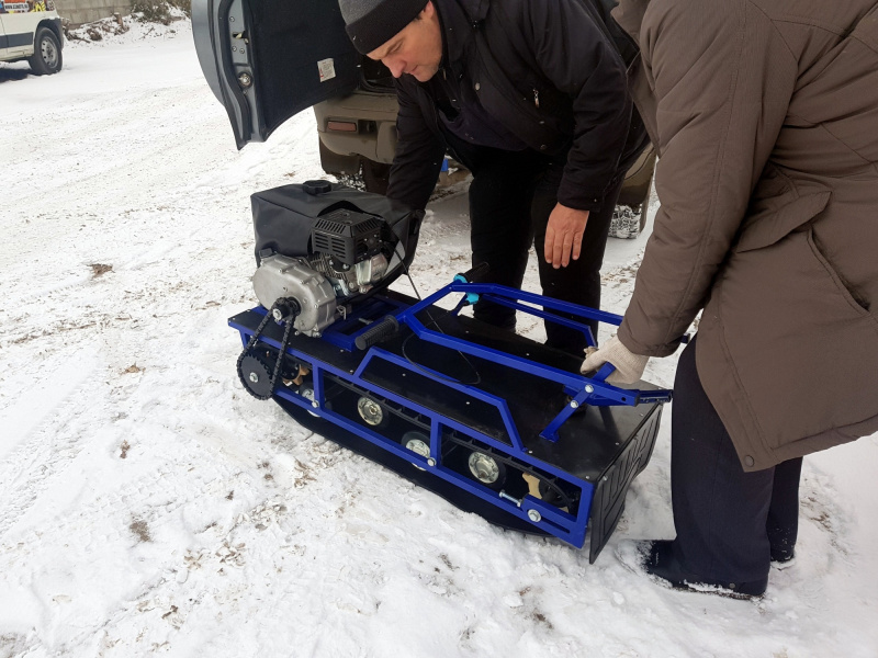 Мотобуксировщик Альбатрос-L8 (без фары)