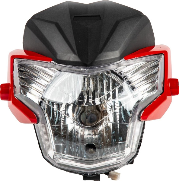 Фара + Обтекатель FG-ZONE-001 универсальная для дорожного мотоцикла, мопеда