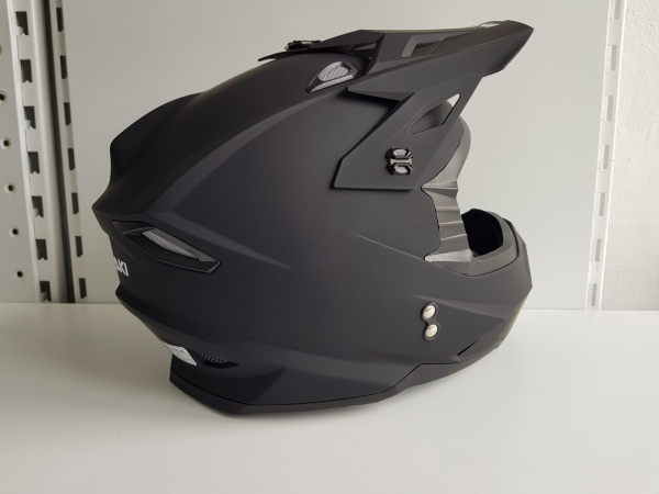 Шлем (кроссовый) Ataki JK801 Solid черный матовый 