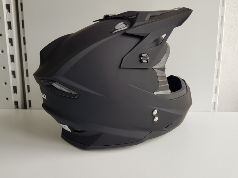 Шлем (кроссовый) Ataki JK801 Solid черный матовый 