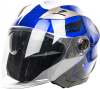 Шлем открытый HIZER 208 blue/black