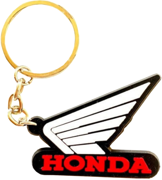 Брелок для ключей HONDA (черный/красный/белый)