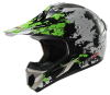 Шлем LS2 MX433 BLAST WHITE BLACK GREEN