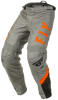 Брюки для мотокросса FLY RACING F-16 серые/черные/оранжевые (2020) 