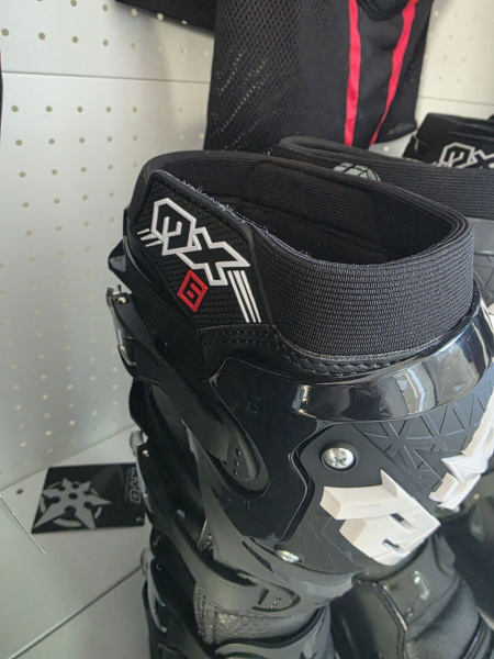 Защита для ног:Мотоботы RYO Racing MX6 Enduro, Черный / белый