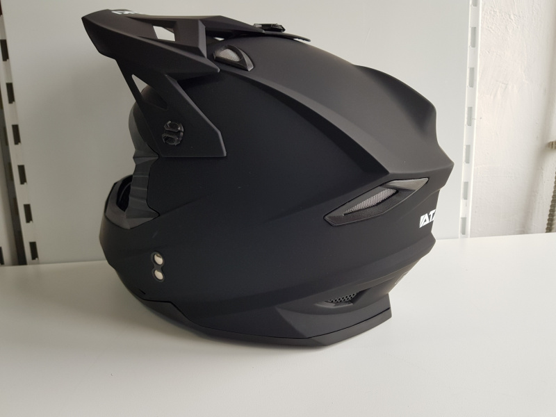 Шлем (кроссовый) Ataki JK801 Solid черный матовый 