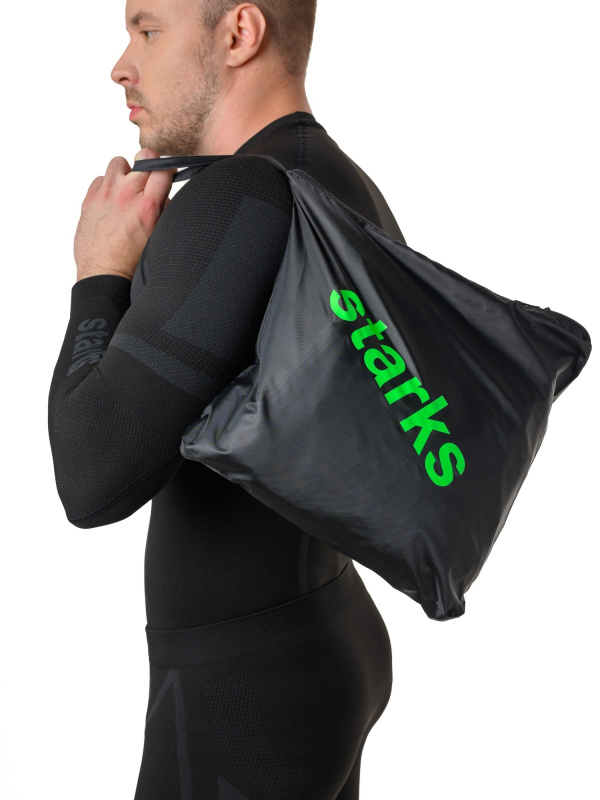 Дождевик STARKS Rain City унисекс (желто-черный FLUO)