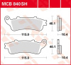 Колодки тормозныеTRW MCB840SH