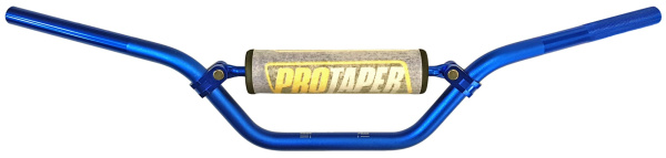 Руль PRO-TAPER алюминевый с перемычкой средний синий