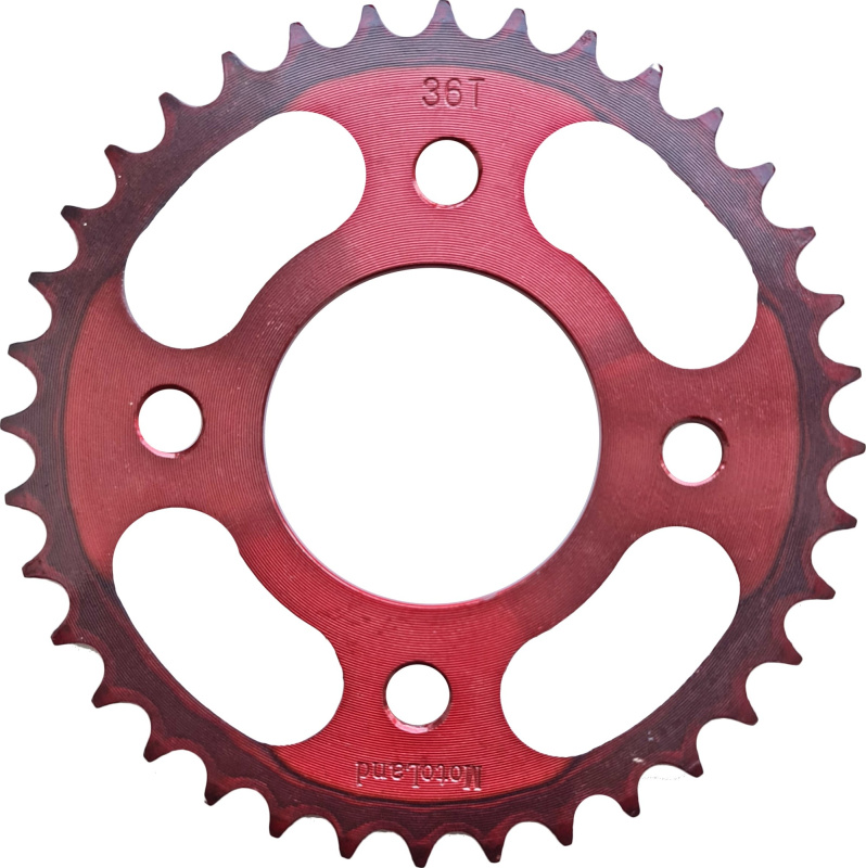 Венец, звезда ведомая (428-36) CG/CB 4х90х58 красная