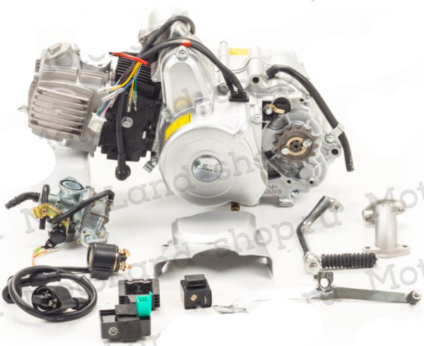 Двигатель 110см3 152FMH (52.4x49.5) механика, 4ск, стартер сверху