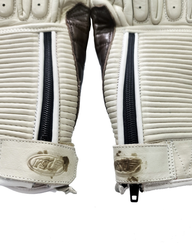 Перчатки кожаные RSD Diesel серые, уценка