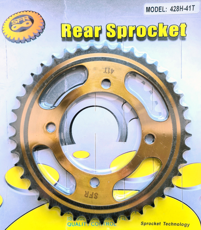 Венец, звезда ведомая (428H-41) SFR PIT BIKE 125-190 4х92х76