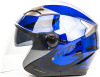 Шлем открытый HIZER 208 blue/black