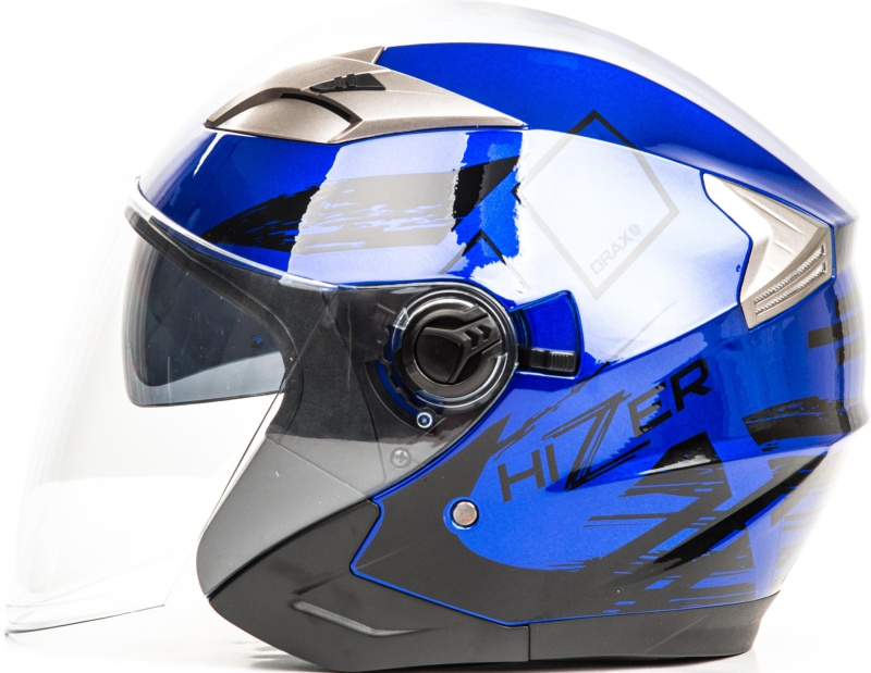 Шлем открытый HIZER 208 blue/black