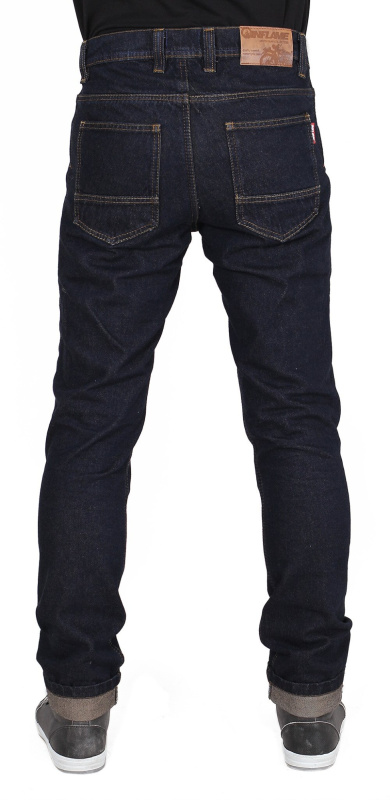 Мотоджинсы мужские INFLAME CLASSIC, цвет синий тёмный