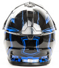 Шлем мото HIZER B6196 #2 black/blue