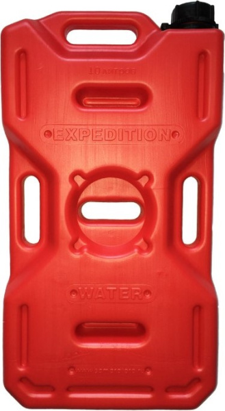 Канистра экспедиционная ЭКСТРИМ ПЛЮС, красная, 10 л.