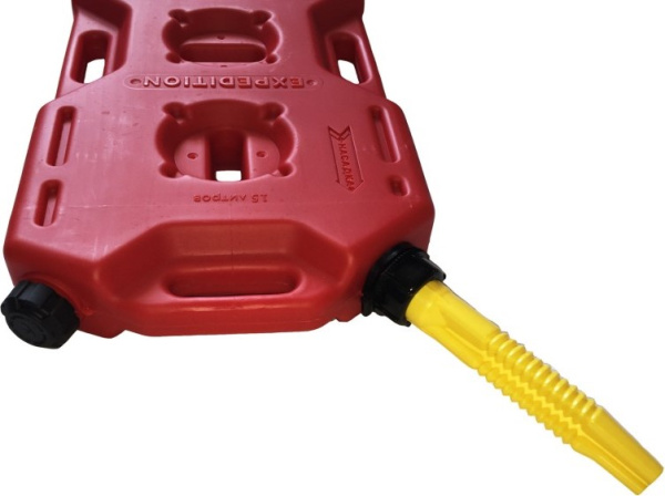 Канистра экспедиционная ЭКСТРИМ ДРАЙВ с клапаном, красная, 15 л.