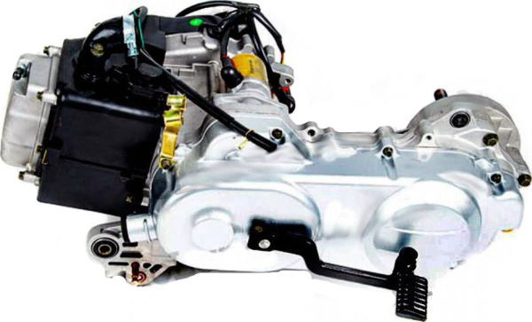 Двигатель  80см3 139QMB (короткий, 2 аморт.) Скутер