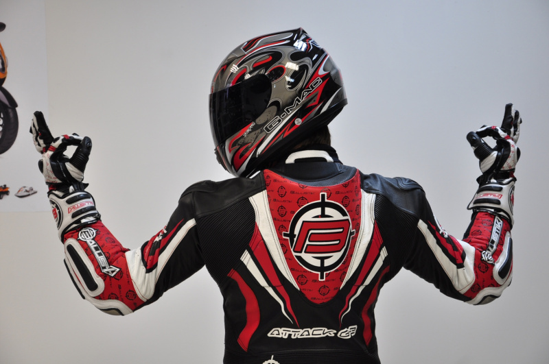 Мотошлем интеграл G-MAC SCIROCCO BLACK/SILVER/RED