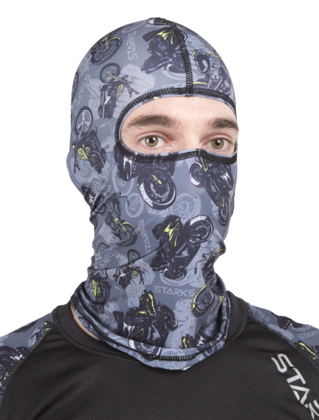 Подшлемник STARKS Light print moto (Принт)