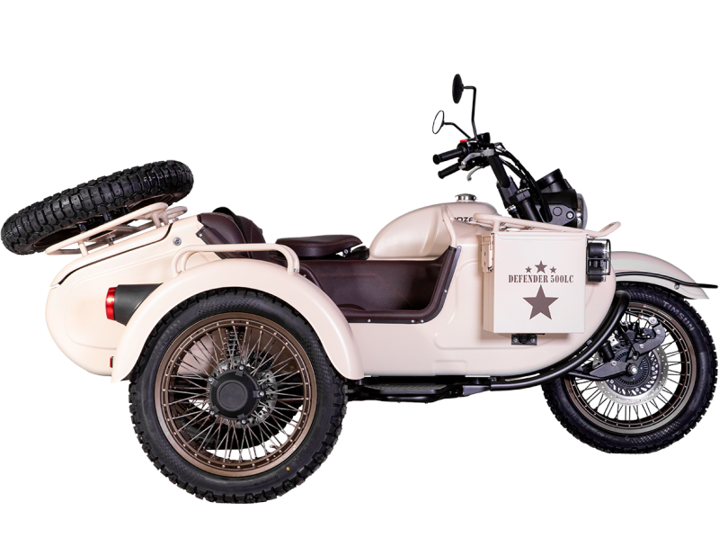 Мотоцикл с коляской GROZA DEFENDER 500 LC (4T EFI- Жидкостное Охл.) (2024 г.) ПТС