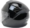 Шлем открытый Ataki JK526 Solid черный глянцевый