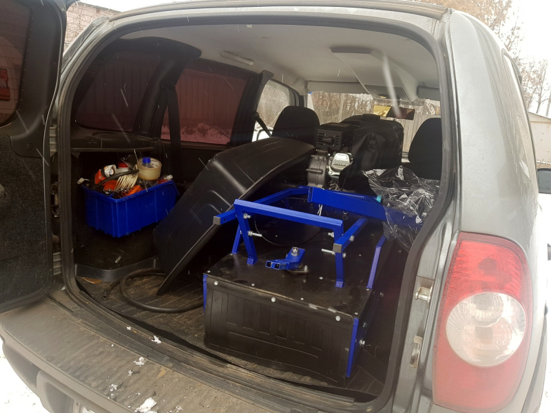 Мотобуксировщик Альбатрос-L8 (без фары)