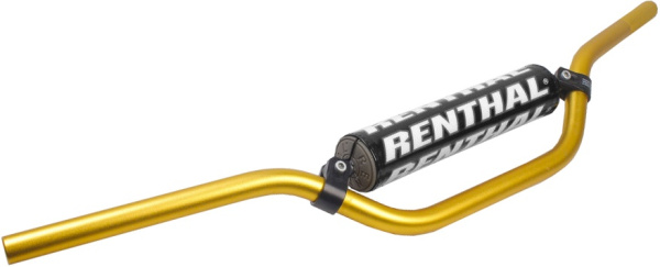 Руль алюминиевый RENTHAL 7/8 MX/Enduro 809-01-GO (814 x 119 мм) золотистый 100177-123-3803