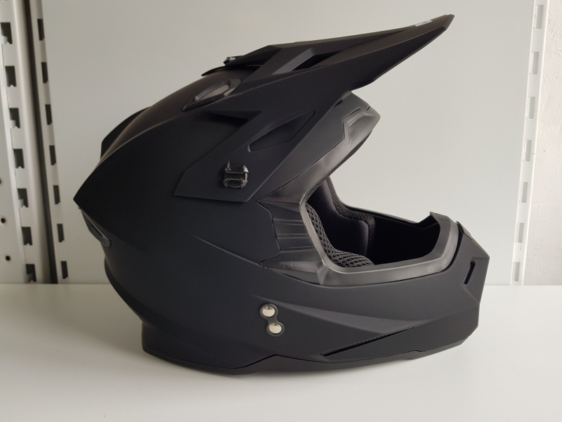 Шлем (кроссовый) Ataki JK801 Solid черный матовый 