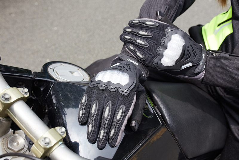 Мотоперчатки Masontex M35 черный / жёлтый