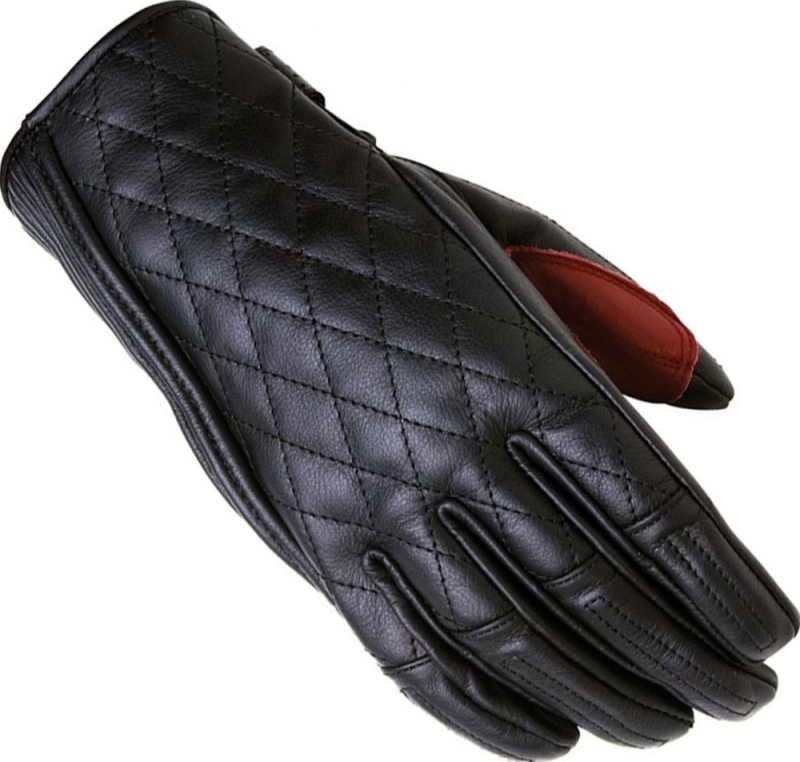 Перчатки кожаные женские  RSD Riot черные