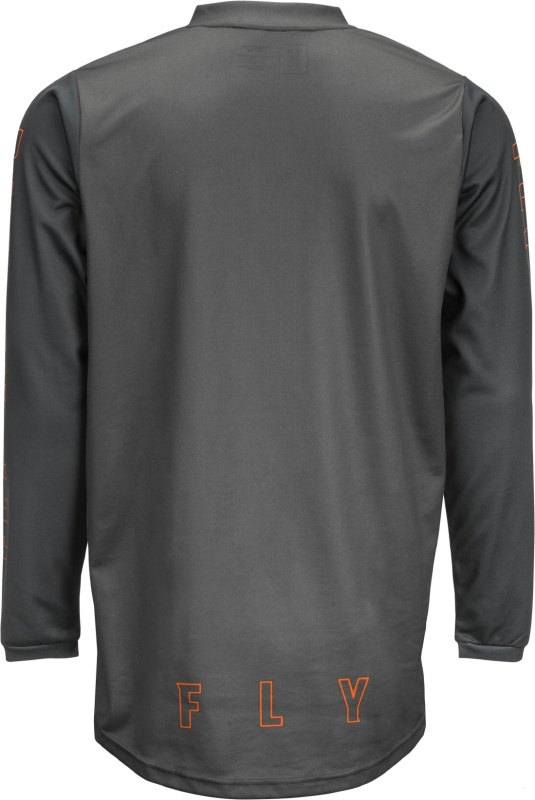 Футболка для мотокросса FLY RACING F-16 серая/оранжевая (детская)