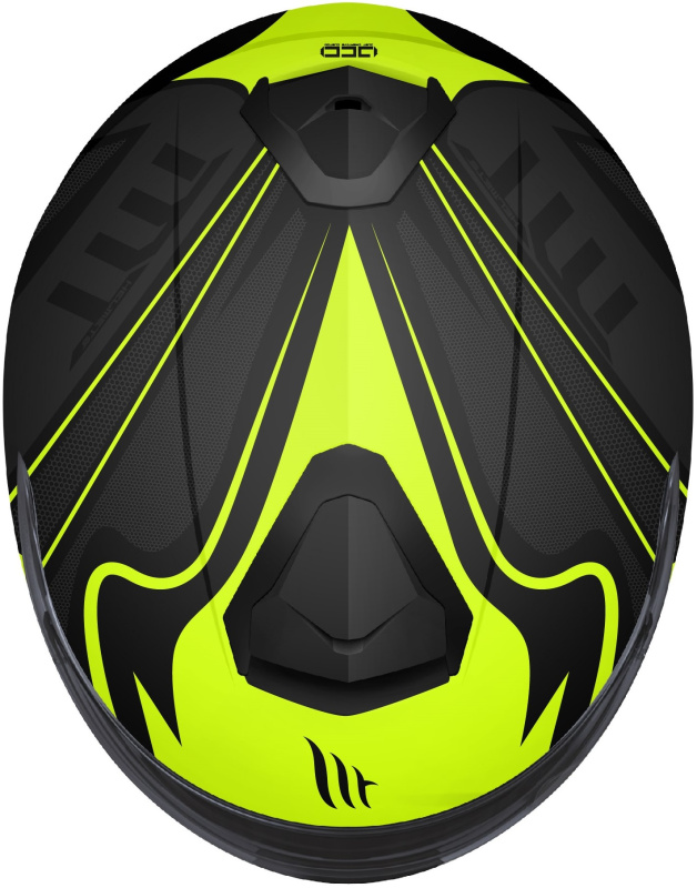 Шлем MT THUNDER 3SV CAP Matt Fluo Yellow