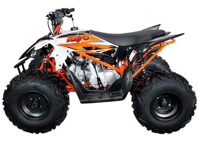 Квадрицикл KAYO AT110 (белый пластик 2024 г.) (ПТС)