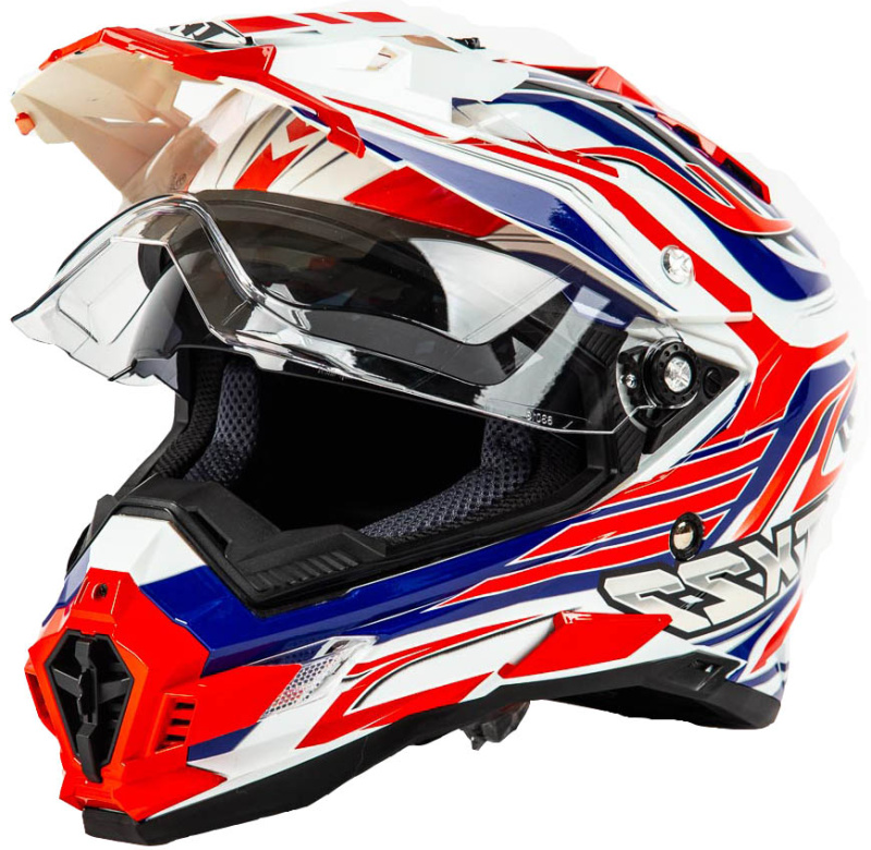 Шлем THH TX-27 #1  WHITE / RED / BLUE BLADE