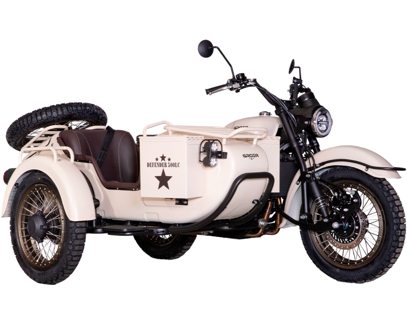 Мотоцикл с коляской GROZA DEFENDER 500 LC (4T EFI- Жидкостное Охл.) (2024 г.) ПТС