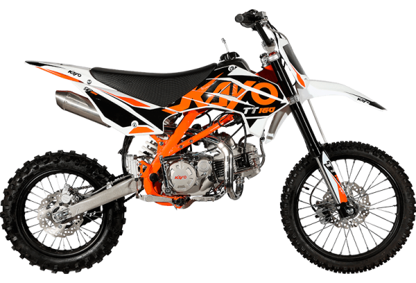 Питбайк KAYO TT160 17/14 KRZ (механ. сцепл., кикстартер 2022 г.)