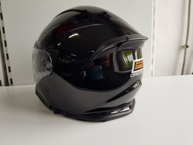 Шлем открытый Origine Palio Solid черный глянцевый