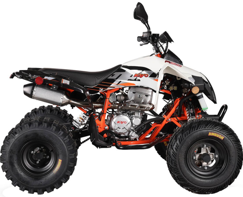 Квадрицикл KAYO A300 (белый пластик 2024 г.) (ПТС)