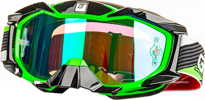Очки для мотокросса GTX 5015 салатовые