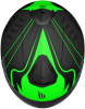 Шлем MT THUNDER 3SV CAP Matt Fluo Green