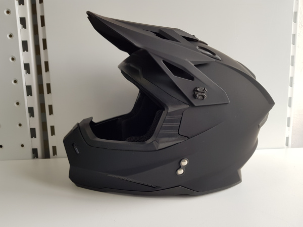 Шлем (кроссовый) Ataki JK801 Solid черный матовый 