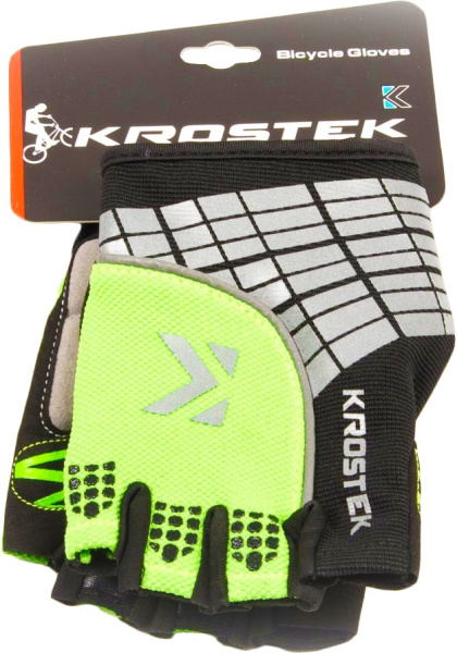 Перчатки вело RGL 03056 зеленые