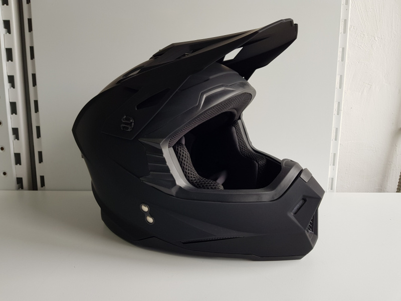 Шлем (кроссовый) Ataki JK801 Solid черный матовый 