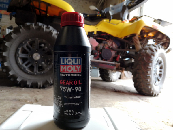 Замена масла в двигателе квадроцикла