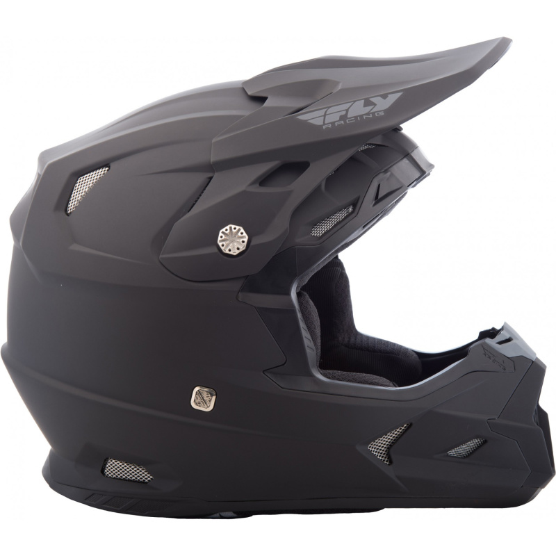 Шлем (кроссовый) FLY RACING TOXIN MIPS SOLID черный матовый (2020)