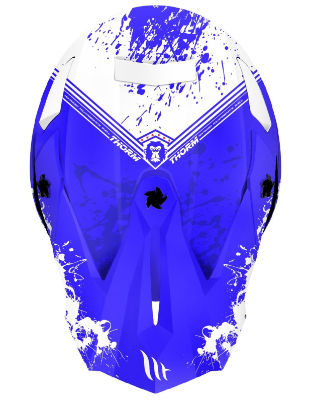 Шлем MT FALCON thorm MX802 Gloss Blue